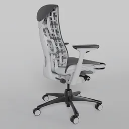 HM Embody Chair White/Black