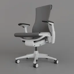 HM Embody Chair White/Black