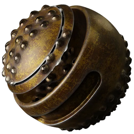 Rivets Metal Gold