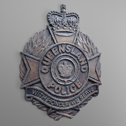 Queensland Police Logo Photo Scan