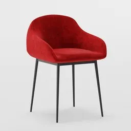 Red Konna chair