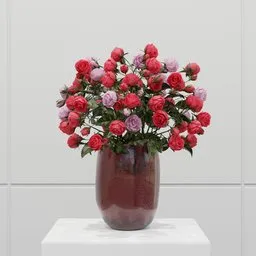 Rose Bouquet Vase