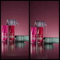 Nail enamel liquid dripping animation