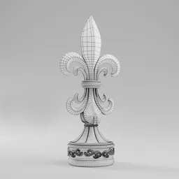 Fleur de lis Sculpture