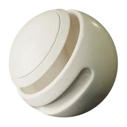 Cream Scratched Porcelain