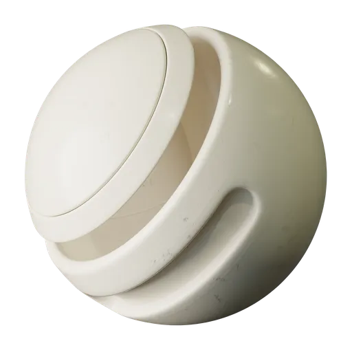 Cream Scratched Porcelain