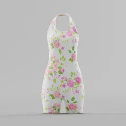 The English Rose Halter Romper