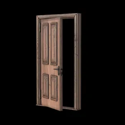 Wood door