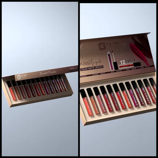 Lipstick box creative animation