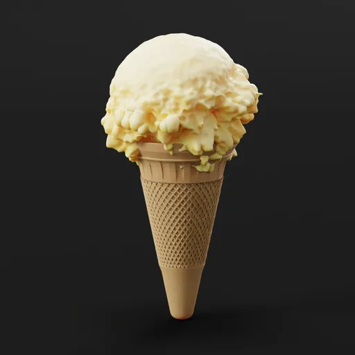 Vanilla Icecream Cone