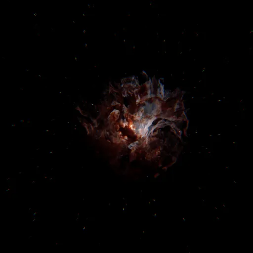 Volumetric Dark Nebula Protostar