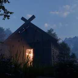 Forest Cabin animation