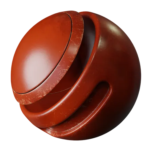 Metal Worn Red