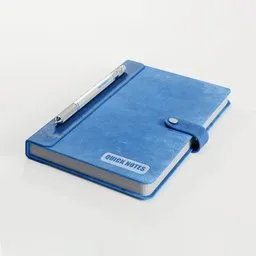 Blue Leather Notebook