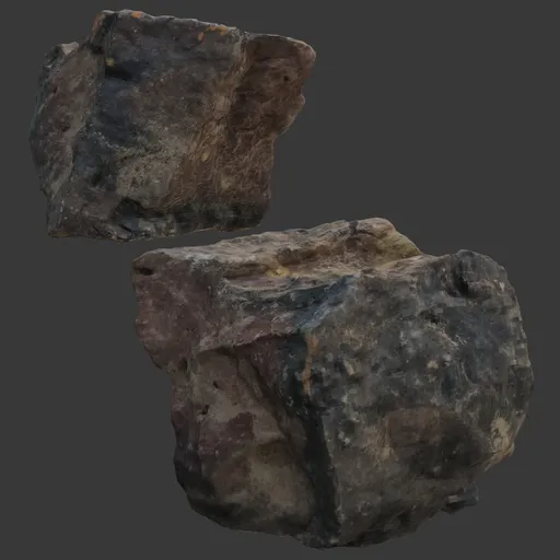 Broken Brick Piece