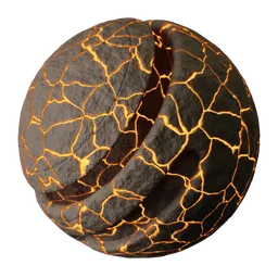 Volcanic Lava Crust