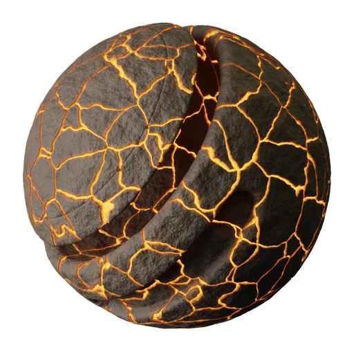Volcanic Lava Crust