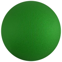 Green Woven Fabric PBR Material