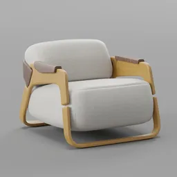 Lounge armchair