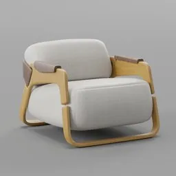 Lounge armchair