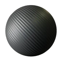 Grey striped plastic