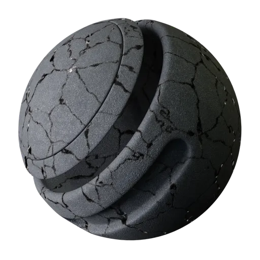 Cracked Asphalt