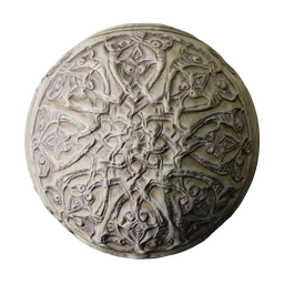 Arabesque Carved Wall Panel