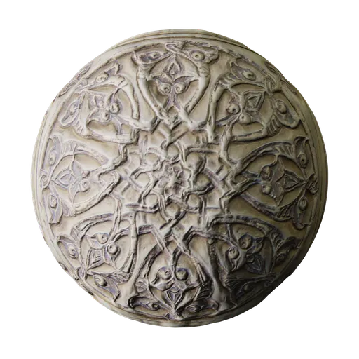 Arabesque Carved Wall Panel