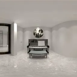 Piano room