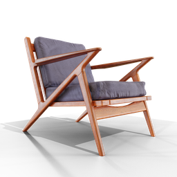 Danish "Z" Lounge Chair