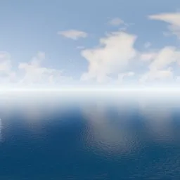 Clear Daylight Ocean Horizon Sky HDRI