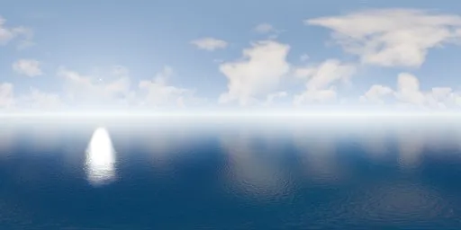 Clear Daylight Ocean Horizon Sky HDRI