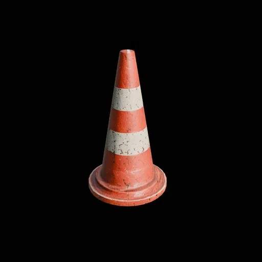 Realistic Safety Cone