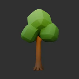 Stylized Tall Tree