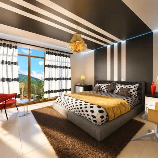 Modern Luxury Bedroom Scene