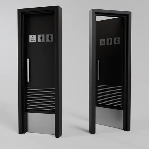 Restroom Door