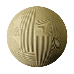 Abstract Beige Linear Relief