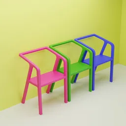 Neon Trio Chairs