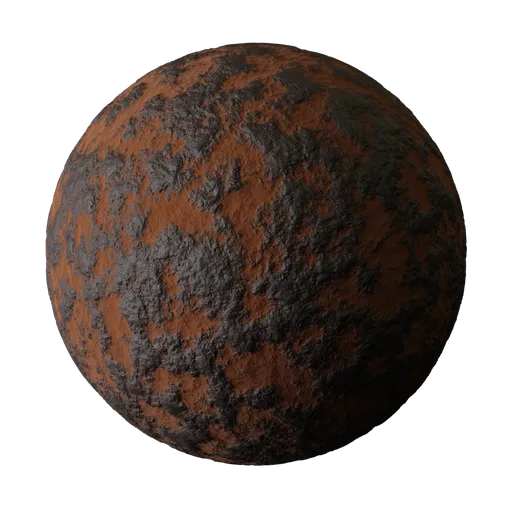 Realistic procedural rock and sand texture for 3D landscapes and terrains, optimized for Blender PBR material workflow.