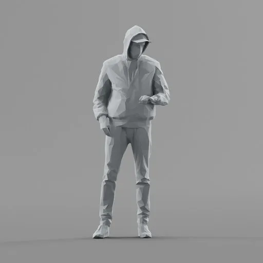 Lowpoly Male Standing