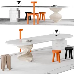 Modern Contemporary furniture Set 3