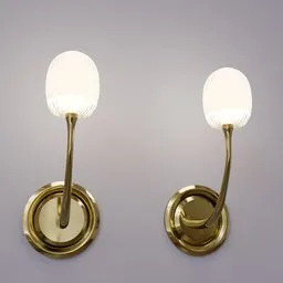 Wall lustre lamp