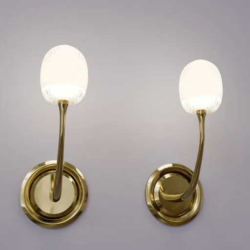 Wall lustre lamp