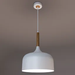 White pendant light