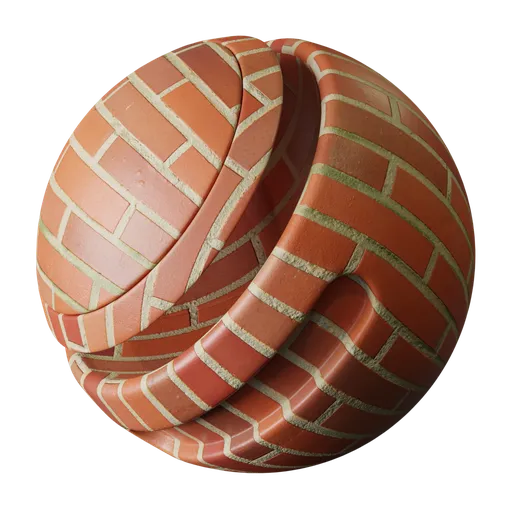 Red Terracotta Brick Wall