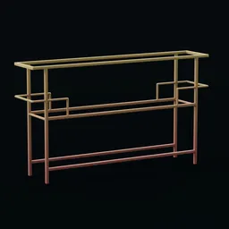 Miniature Console Table Frame
