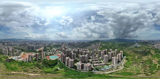 Highsky cloud building forest
