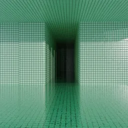 Backrooms Forgotten Pool Hall Scene