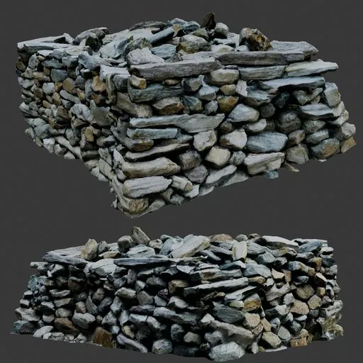 Stone Wall Block scan