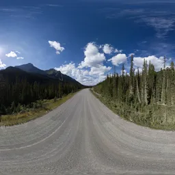 Dirt Road in Mountain Landscape